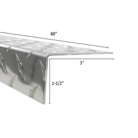 Diamond Plate Threshold - Shed Windows and More, Inc.