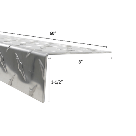 Diamond Plate Threshold - Shed Windows and More, Inc.