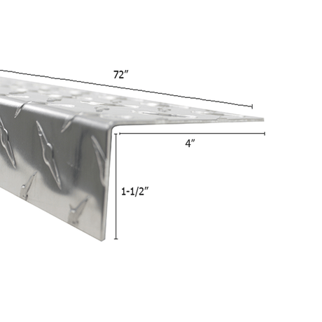 Diamond Plate Threshold - Shed Windows and More, Inc.