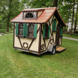 Vertical Slider 24" x 48" One Piece Arched Window with Tempered Glass Lifestyle Photo