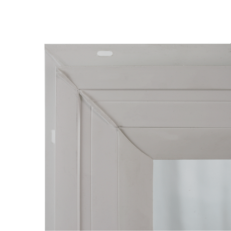 Transom Window 24" X 10" Double Pane Standard Glass Clear White Corner