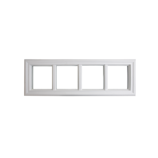 Door Glass 4-Lite Transom Window Insert External Grids - Shed Windows and More, Inc.