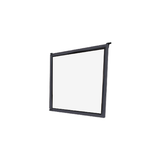 14" x 14" Awning Sash Window Brown with Temper Glass Clear Side