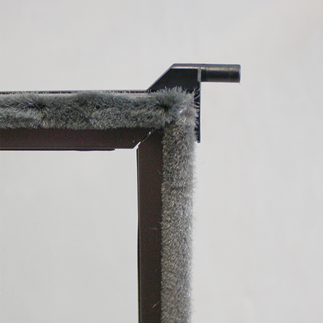 36" x 16" Awning Sash Window Brown with Temper Glass Clear Pintle