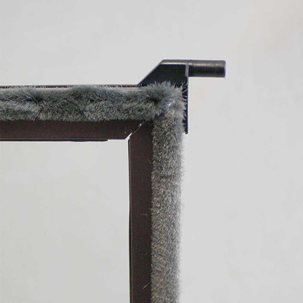 36" x 12" Awning Sash Window Brown with Temper Glass Clear Pintle