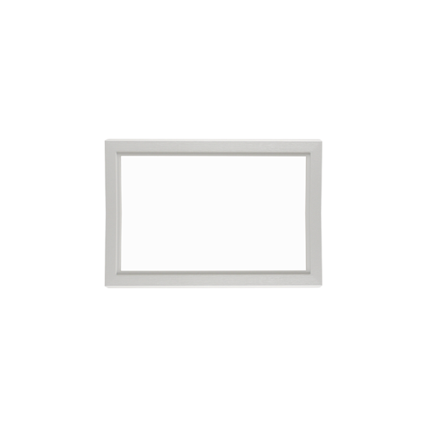 Fixed Garage Door Window - No Design with Plexiglass