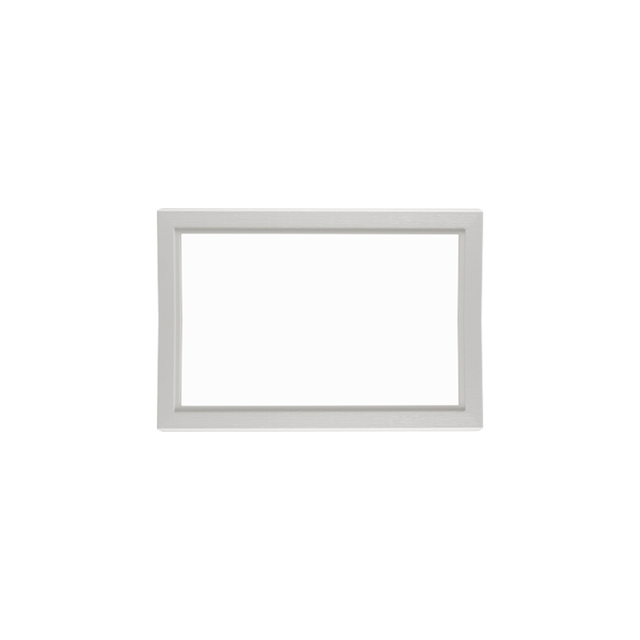 Fixed Garage Door Window - No Design with Plexiglass