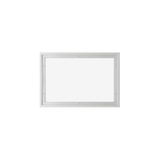 Fixed Garage Door Window - No Design with Plexiglass Back