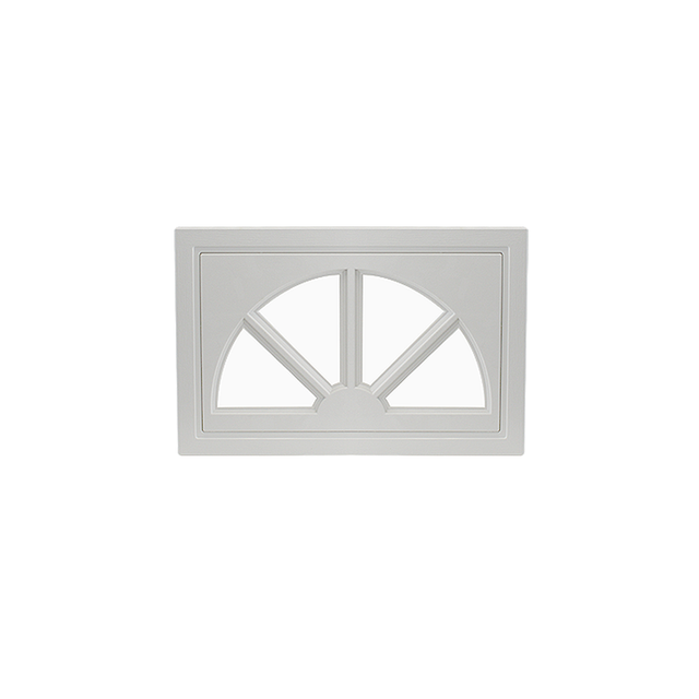 Fixed Garage Door Window - Sunburst with Plexiglass