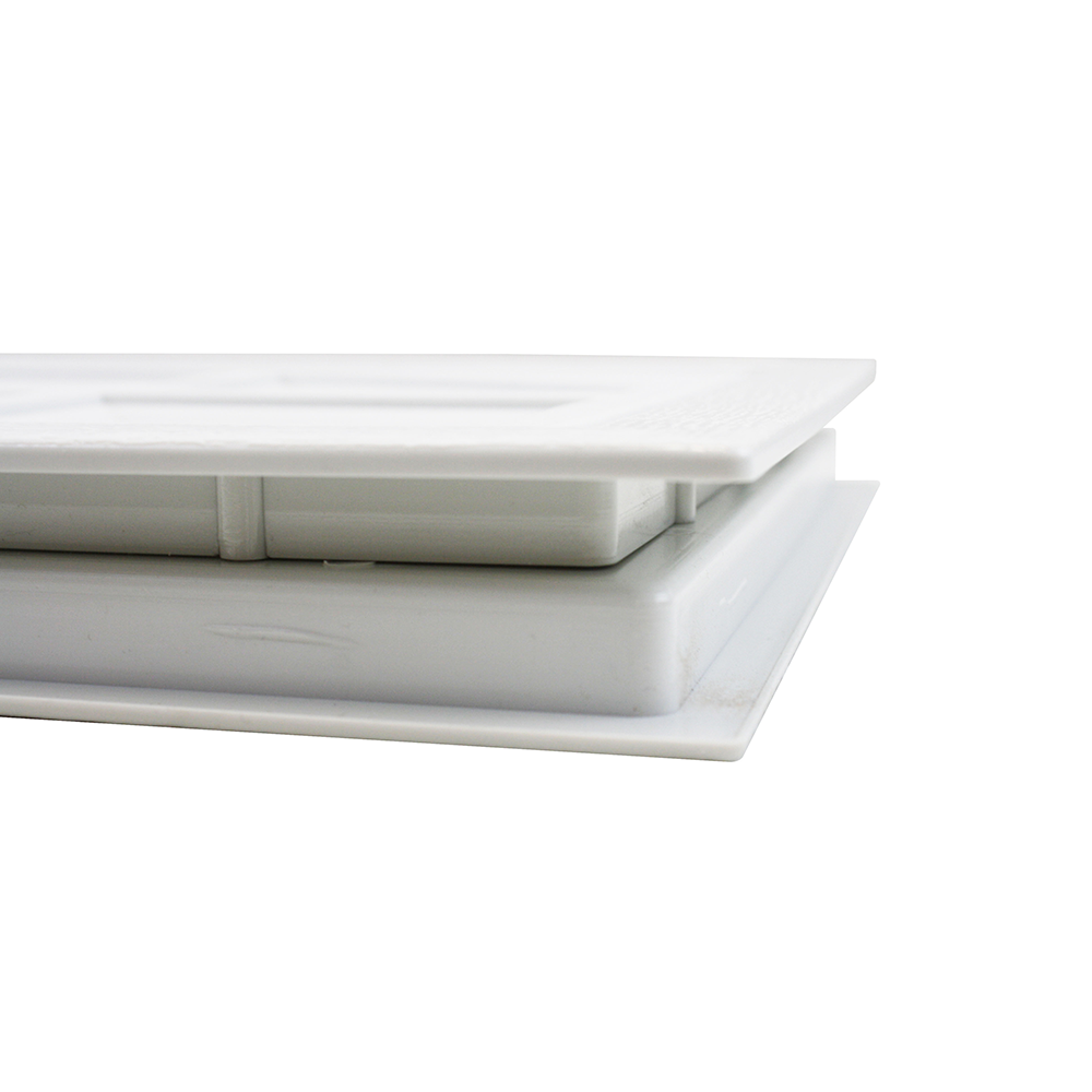 Fixed Garage Door Window - Carriage Design with Plexiglass Side