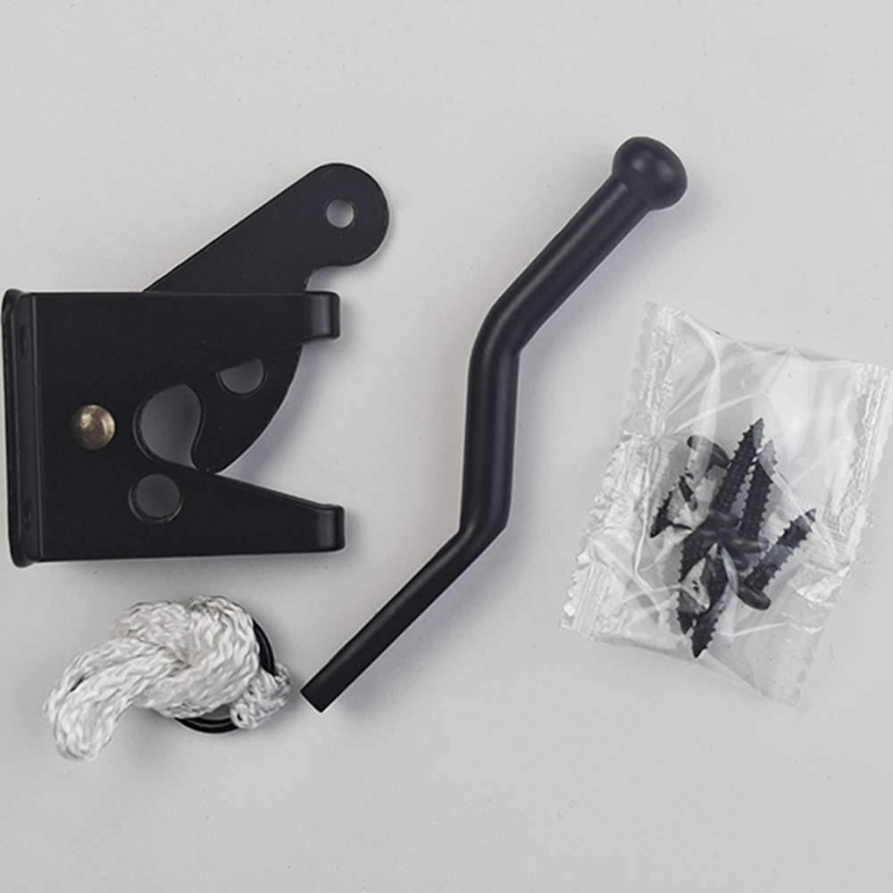 Gate Latch Black - Shed Windows and More, Inc.