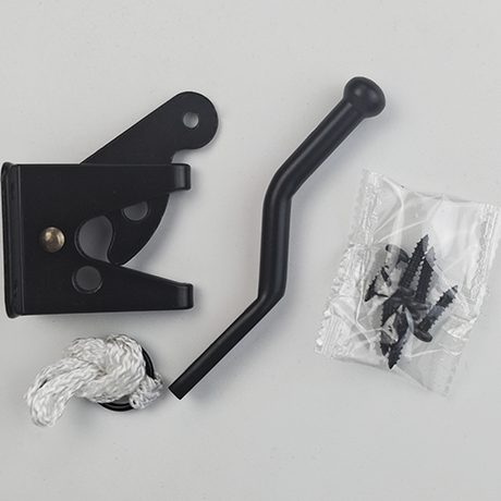 Gate Latch Black - Shed Windows and More, Inc.