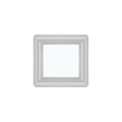 Fixed 20" x 20" Double Pane Tempered Clear Glass Low-E PVC Window Front