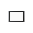 Fixed 24" x 36" Transom Double Pane Tempered Low-E Clear PVC Window Black Front