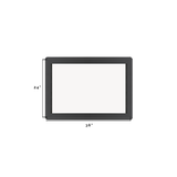 Fixed 24" x 36" Transom Double Pane Tempered Low-E Clear PVC Window Dimensions