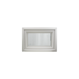 24" x 16" Crank Out Double Pane Windows Tempered Glass Low-E Clear White Front