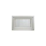 30" x 16" Crank Out Double Pane Windows Tempered Glass Low-E Clear White Front