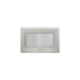 30" x 16" Crank Out Double Pane Windows Tempered Glass Low-E Clear White Back