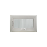 36" x 16" Crank Out Double Pane Windows Tempered Glass Low-E Clear White Back