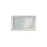 Horizontal Window 24" x 18" Double Pane Standard Glass Clear Back