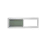Horizontal Window 36" x 12" Double Pane Tempered Glass Front