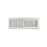 Horizontal Window 36" x 12" Double Pane Tempered Glass Back