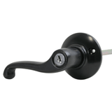 Decorative L-Handle BLK 5-1/2" - Shed Windows and More, Inc.