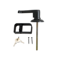 Decorative L-Handle BLK 5-1/2" - Shed Windows and More, Inc.