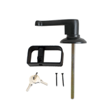 Decorative L-Handle BLK 5-1/2" - Shed Windows and More, Inc.