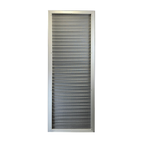 Louver Door Insert Flush Door - Shed Windows and More, Inc.