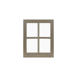 20" x 25" Barn Sash Window with Standard Glass Wood