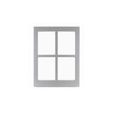 22" x 29" Barn Sash Window with Standard Glass PVC