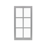 22" x 41" Barn Sash Window with Standard Glass PVC
