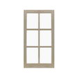 22" x 41" Barn Sash Window with Standard Glass Wood
