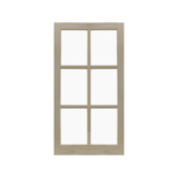 22" x 41" Barn Sash Window with Standard Glass Wood