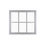 31" x 29" Barn Sash Window with Standard Glass PVC