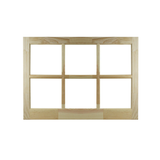 36" x 24" Barn Sash Window with Standard Glass