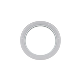 Fixed 10" Round Window with Tempered Glass White Flush