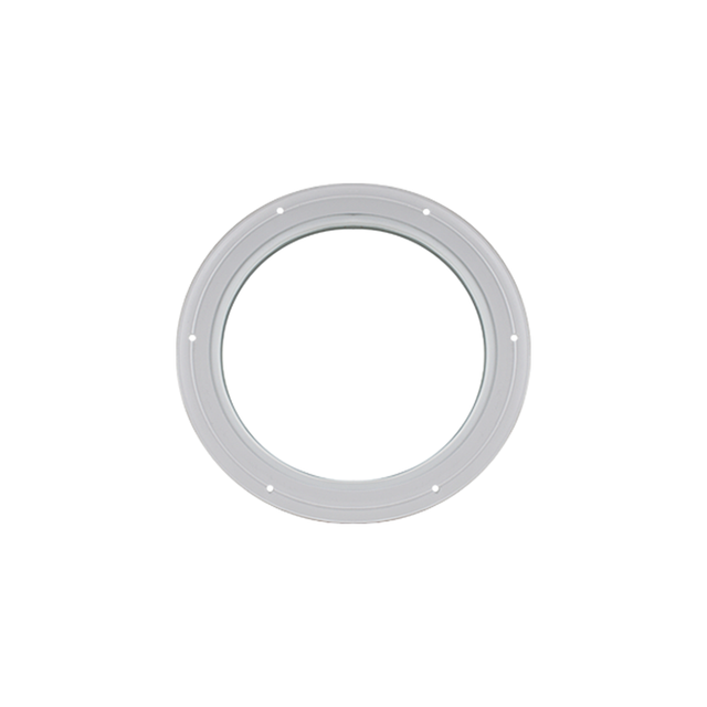 Fixed 10" Round Window with Tempered Glass White Flush