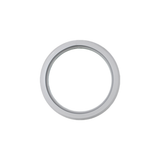Fixed 10" Round Window with Tempered Glass White Flush Back
