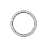 Fixed 16" Round Window with Tempered Glass White Flush Back