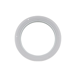 Fixed 18" Round Window with Tempered Glass White Flush