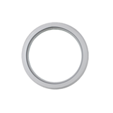 Fixed 18" Round Window with Tempered Glass White Flush Back