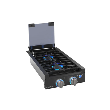 Camplux 2 Burner 12” RV Cooktop Slide-In Gas Stove - Shed Windows and More, Inc.