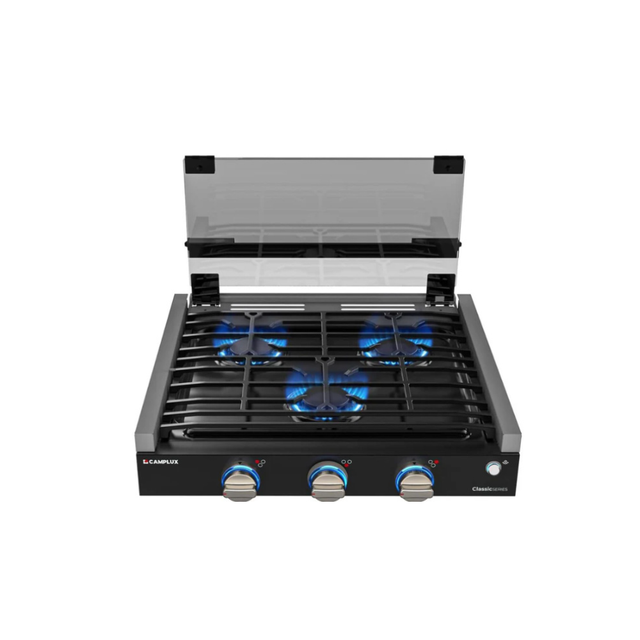 Camplux 3 Burner RV 21” Propane Cooktop - Shed Windows and More, Inc.