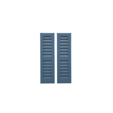 6" x 21" Louvered Shutter - Shed Windows and More, Inc.