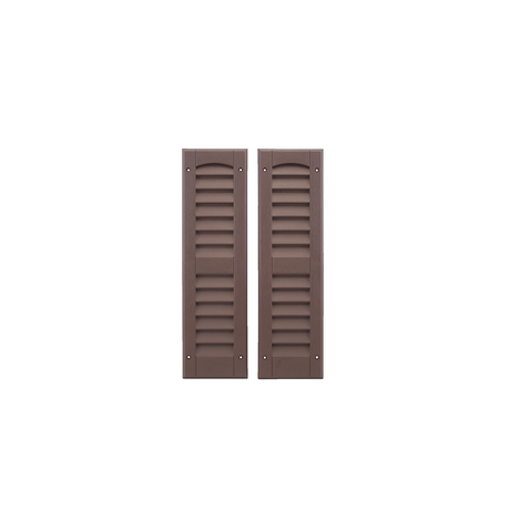6" x 21" Louvered Shutter - Shed Windows and More, Inc.
