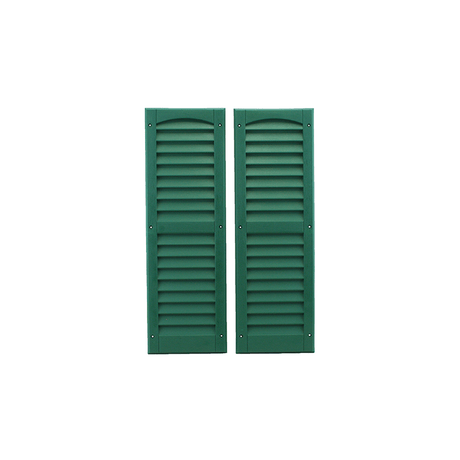 9" x 27" Louvered Shutter - Shed Windows and More, Inc.