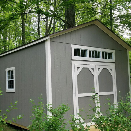 Fixed 10" x 18" Transom Window with Tempered Glass Lifestyle Photo