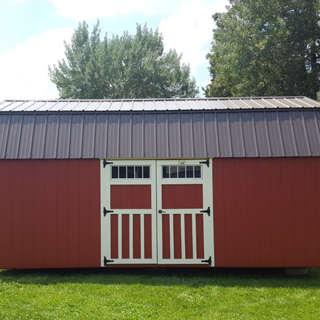 Fixed 10" x 30" White Flush Transom Window with Tempered Glass Lifestyle Photo